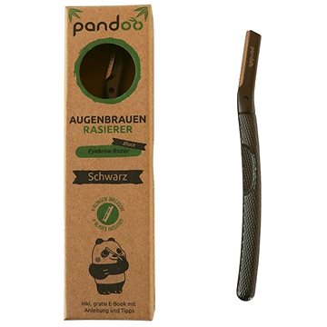 Pandoo Fém szemöldök borotva, fekete + 4 db penge