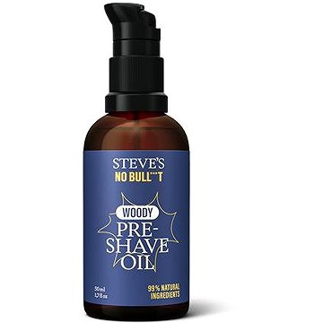 STEVES No Bull***t Woody Pre-Shave Oil, 50ml