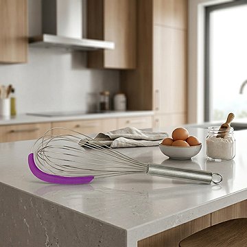 Vergionic 7327 Acél, szilikon spatulával 35 cm