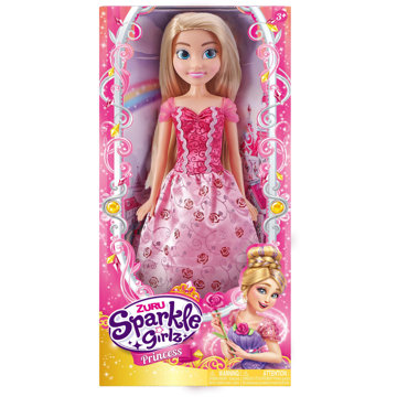 ZURU Sparkle Girlz Hercegnő baba, lila