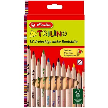 Herlitz Trilino 12 színű, háromszög alakú