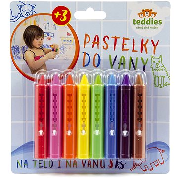 Teddies fürdőceruzák 8 db