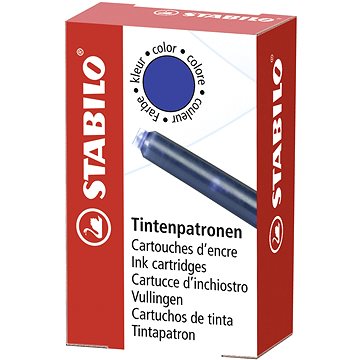 STABILO tintapatron, kék - 6 db
