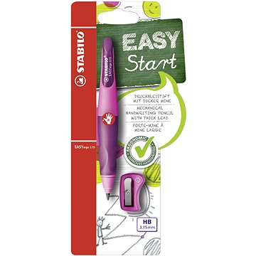 Stabilo EASYergo 3.15 R rózsaszín / lila + hegyező