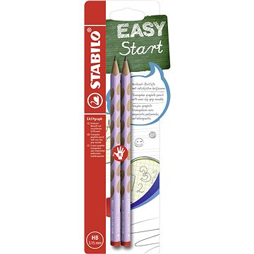 Stabilo EASYgraph R Pastel Edition HB lila, 2 db buborékfólia