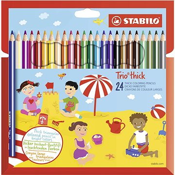 STABILO Trio, vastag 24 db tok