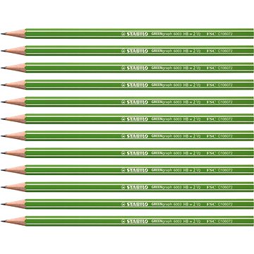 STABILO GREENgraph grafitceruza, 12 db