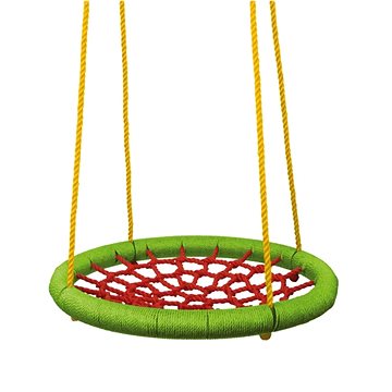Woody Fészekhinta (átmérő 83 cm) - zöld-piros