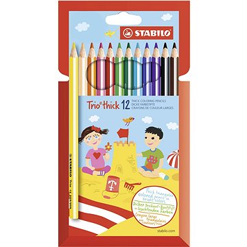 Stabilo Trio thick színes ceruza készlet 12 db