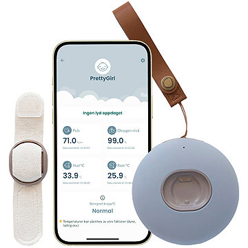 BabySensor Relax Chytrý senzor, pásek ruka/noha