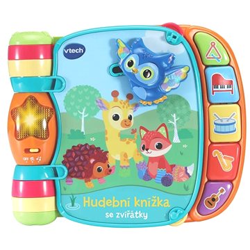 Vtech Hudební knížka se zvířátky CZ