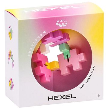 Plus-Plus Hexel Bubblegum