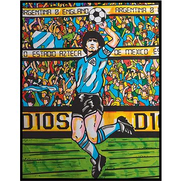 Colorvelvet bársonykép - Argentín focista