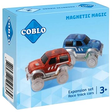 COBLO Bővítő szett - Versenypálya autó, 2 db