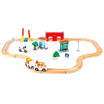 Aga4Kids DS5647 Fa vonatpálya