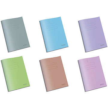 HERLITZ A5, 60 lapos, PP, vonalas, több színben, 1 db
