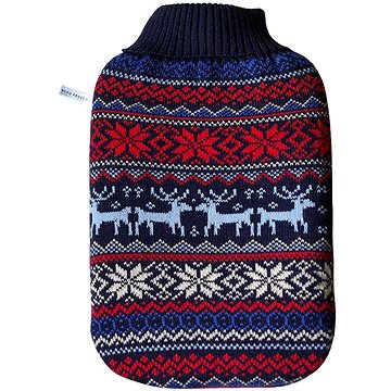 Hugo Frosch Eco Classic Comfort kötött borítású norvégmintás termofor, 2 l
