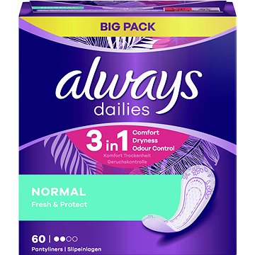 ALWAYS Dailies Fresh & Protect Normal, 60 db