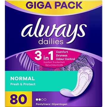 ALWAYS Dailies Fresh & Protect Normal, 80 db