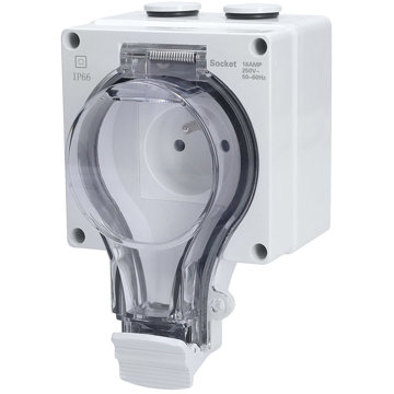 SOLIGHT IP66 Víz- és porálló konnektor