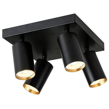 Immax NEO PUNTO-4S Smart Spotlámpa, négyzet alakú, 4 fej, GU10, 4,8W, RGB+CCT, Zigbee 3.0