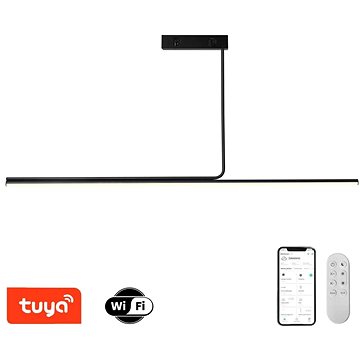 IMMAX NEO LITE ASTA Smart függőlámpa 125 cm, 28 W, fekete, Tuya, WiFi, BEACON támogatással