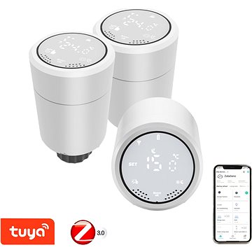 3x Immax NEO Smart Zigbee termosztátfej