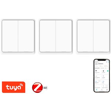 Immax NEO Smart készlet 3x kapcsoló 2-gombos Zigbee 3.0