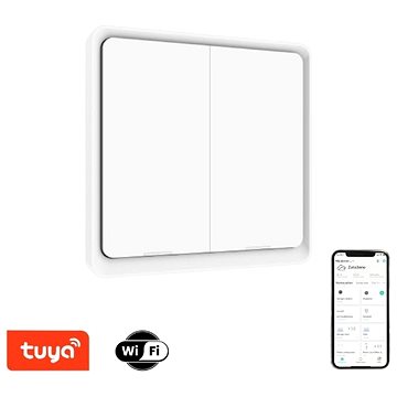 Immax NEO Smart 2 gombos kapcsoló WiFi, 230 V
