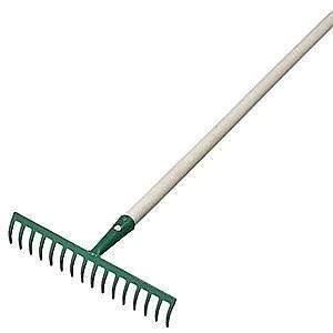 JAD TOOLS 16 fogú gereblye nyéllel 160 cm, zöld