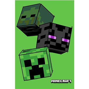 JERRY FABRICS Minecraft The Mobs fleece gyerektakaró, 100×150 cm