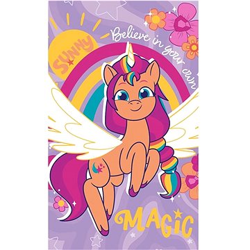 CARBOTEX Én kicsi pónim Sunny gyermek törölköző, 30×50 cm