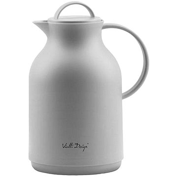 Vialli Design, üvegbetéttel, 1 l, szürke, AMO 7787