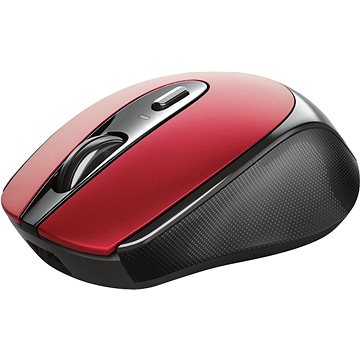 Trust Zaya Rechargeable Wireless Mouse, piros - Egér