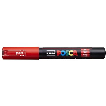 Uni Paint Posca PC-1M - piros, 0,7–1 mm