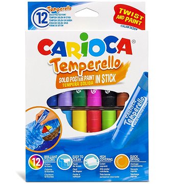 CARIOCA Tempera stift, 12 db