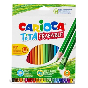 CARIOCA Tita, radírozható, 24 színű