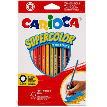 CARIOCA Supercolor, 18 színű