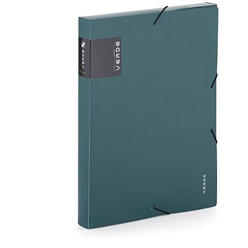 KARTON P+P Verde PP doboz gumival A4 zöld