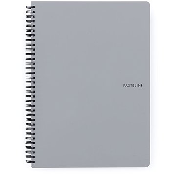 KARTON P+P Pastelini Twin wire A4 PP szürke