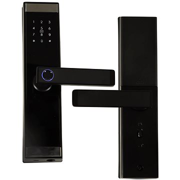 KIK KX3853 Érintőbillentyűzetes kódzár + ujjlenyomat-olvasó, Bluetooth, fekete
