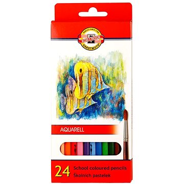 Koh-i-noor Pastelky akvarelové 3718, 24 ks