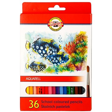 Koh-i-noor Pastelky akvarelové 3719, 36 ks