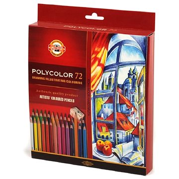 Koh-i-noor Pastelky umělecké 3837, 72 ks