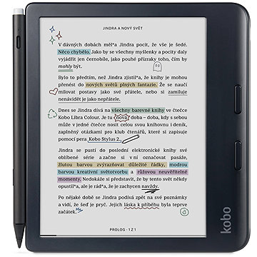 Kobo Libra Colour Black & stylus bundle