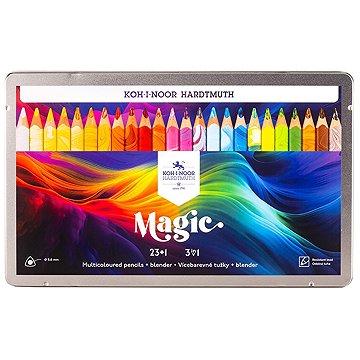 Koh-i-noor Magic 3408/23+1 Trojhranné pastelky TR 11, 100% FSC dřevo 23+1 ks