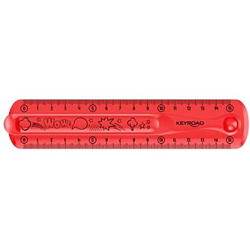 KEYROAD 15 cm hajlékony, piros