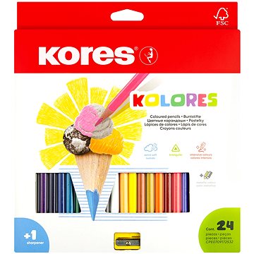 KORES KOLORES 24 szín