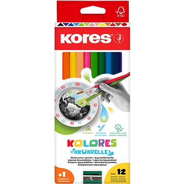 KORES AKUARELLE 12 szín