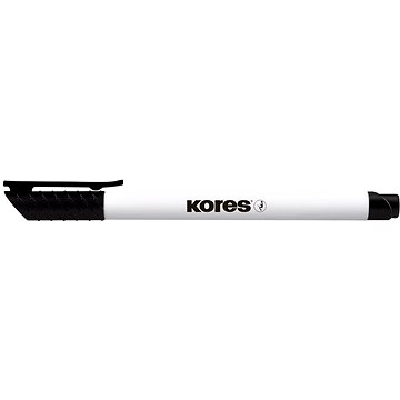 KORES K-MARKER fehér táblához, vékony hegy, fekete